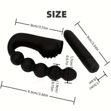 Load image into Gallery viewer, 10 Frequencies Five Beads Prostate Anal Plug.