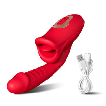 Load image into Gallery viewer, 2 in 1 Tongue Licking Vibrator