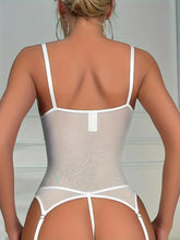 Load image into Gallery viewer, Red Hot Floral Lace Lingerie Set.