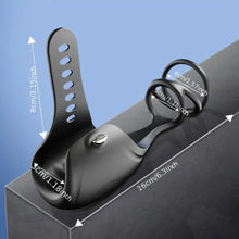 Load image into Gallery viewer, Adjustable Hands Free 3 In 1 Double Penis Ring.