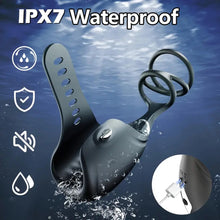 Load image into Gallery viewer, Adjustable Hands Free 3 In 1 Double Penis Ring.