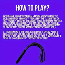 Load image into Gallery viewer, Adultopoly Couples' Fun Board Game.