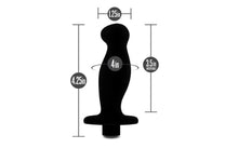 Load image into Gallery viewer, Anal Adventures Platinum Silicone Prostate Massager 02-Black.