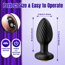 Load image into Gallery viewer, Anal Vibrating Rechargeable Plug.