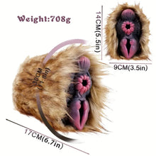 Load image into Gallery viewer, Animal Fur Cup Masturbator.