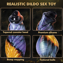 Load image into Gallery viewer, APP Control Telescopic Mode Alien Dildo.