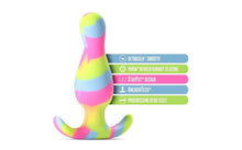 Load image into Gallery viewer, Avant Kaleido Lime Silicone Butt Plug.