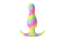Load image into Gallery viewer, Avant Kaleido Lime Silicone Butt Plug.