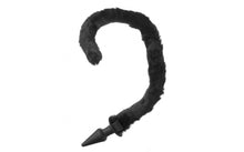 Load image into Gallery viewer, Bad Kitty Black Silicone Cat Tail Anal Plug.