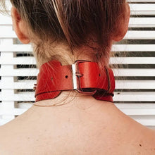 Load image into Gallery viewer, Bind Me BDSM Leather Bracelet With Collar.