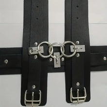Load image into Gallery viewer, Bind Me BDSM Leather Bracelet With Collar.
