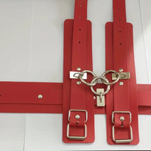 Load image into Gallery viewer, Bind Me BDSM Leather Bracelet With Collar.