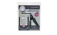 Load image into Gallery viewer, Brass Pistol Pump with Gauge and Hose.