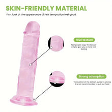 Load image into Gallery viewer, Crystal Clear Dildo with Suction Cup