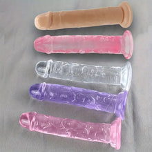 Load image into Gallery viewer, Crystal Clear Dildo with Suction Cup