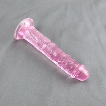 Load image into Gallery viewer, Crystal Clear Dildo with Suction Cup