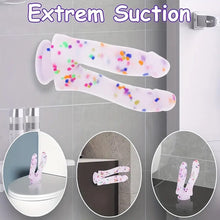 Load image into Gallery viewer, Double Banger Confetti Silicone Dildo.