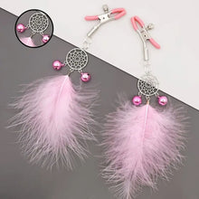 Load image into Gallery viewer, Dream Catcher Non-Piercing Nipple Clamps.