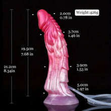 Load image into Gallery viewer, Fire Dragon Squirting Dildo.