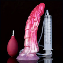 Load image into Gallery viewer, Fire Dragon Squirting Dildo.