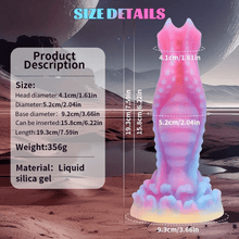 Load image into Gallery viewer, Flame Demon Alien Dildo.