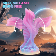 Load image into Gallery viewer, Flame Demon Alien Dildo.