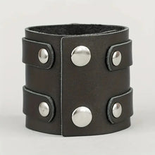 Load image into Gallery viewer, Gladiator Leather Bracelet Double Circle.