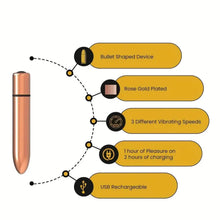 Load image into Gallery viewer, Golden Bullet Vibrator.