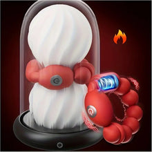 Load image into Gallery viewer, Heating Vibrating Cock Ring Anal Plug.