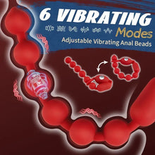 Load image into Gallery viewer, Heating Vibrating Cock Ring Anal Plug.