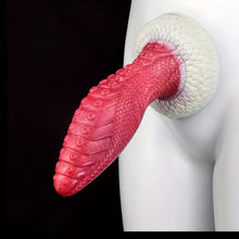 Load image into Gallery viewer, Hellfire & Ice Dragon Liquid Silicone Dildo.