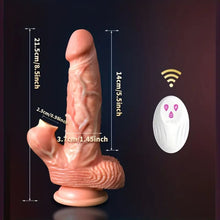 Load image into Gallery viewer, Hot Spot Thrusting Vibrating Heating Dildo.