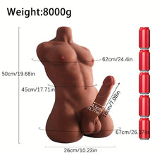 Load image into Gallery viewer, Hunky Junk Male Sex Doll Torso.
