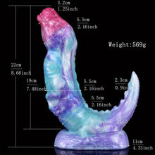 Load image into Gallery viewer, Ice Dragon Dildo.