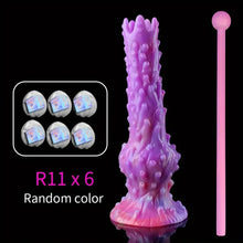 Load image into Gallery viewer, Inflated Ovipositor Dildo with Eggs.
