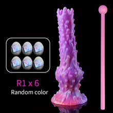 Load image into Gallery viewer, Inflated Ovipositor Dildo with Eggs.