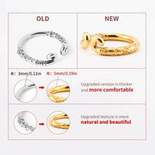 Load image into Gallery viewer, Mantra Electroplated Golden Stainless Steel Cock Ring.