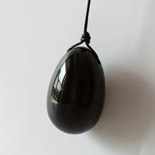 Load image into Gallery viewer, Natural Obsidian Geisha Egg Set.