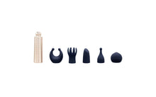 Load image into Gallery viewer, Pillow Talk Secrets Desires 6 Pc Massager Set-Black.