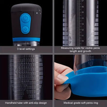 Load image into Gallery viewer, Power Up Waterproof Battery Style Electric Penis Pump.