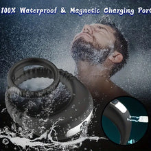 Load image into Gallery viewer, Dual Ring Penis Vibrator Stimulator.