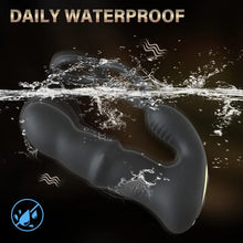 Load image into Gallery viewer, Prostate Massager w Vibrating Penis Ring.