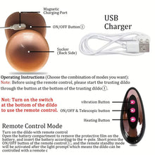 Load image into Gallery viewer, Remote Control Thrusting Dildo 4 In One.