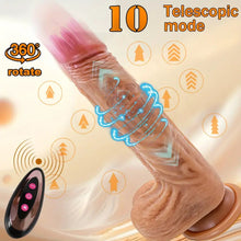 Load image into Gallery viewer, Remote Control Thrusting Dildo 4 In One.
