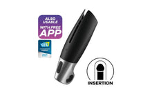 Load image into Gallery viewer, Satisfyer Power Masturbator Black Silver.