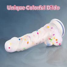 Load image into Gallery viewer, Sparkling Liquid Confetti Dildo.