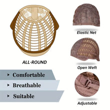 Load image into Gallery viewer, Striated 50.8cm Pink Black Wig.