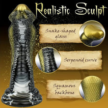 Load image into Gallery viewer, Striking Cobra Dildo.