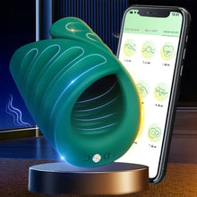 Load image into Gallery viewer, Phone app males glands trainer on a bench next to an Iphone.