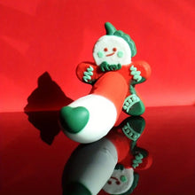 Load image into Gallery viewer, The Cum With Christmas Sprit Dildo.